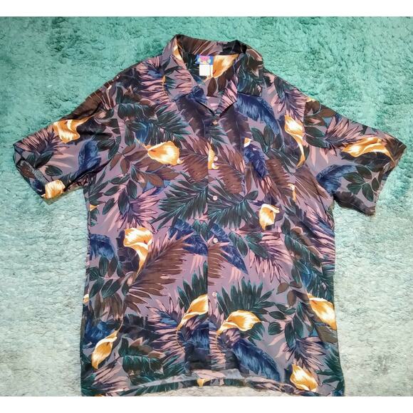 VTG LOT of 2 Reverse Print Hawaii Blues Dead Stock Large Single Stitch 80 90s - Picture 6 of 7